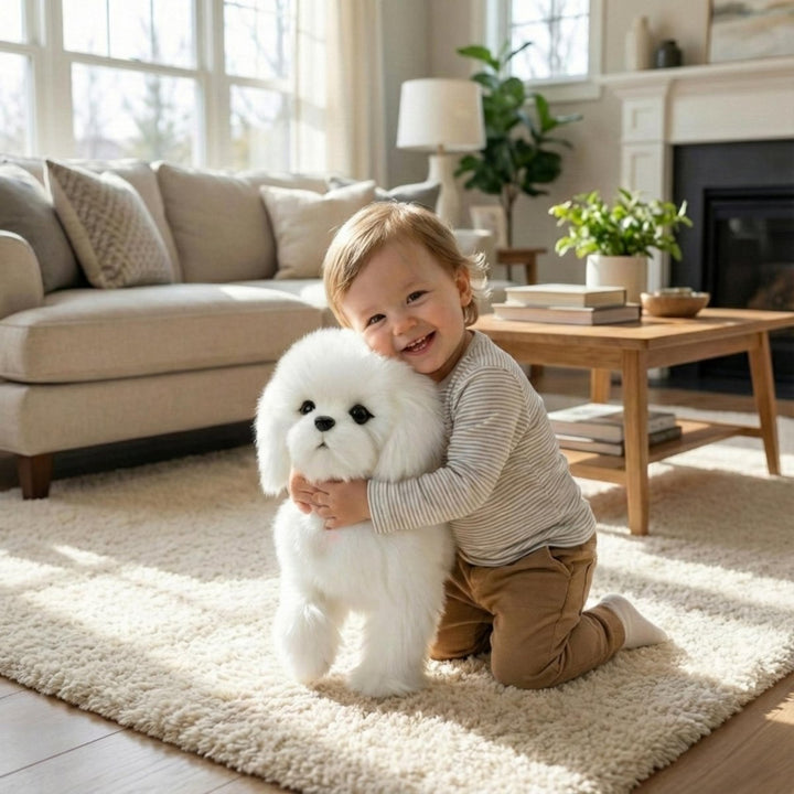 Interactive Realistic Robot Puppy – Lifelike Walking, Barking & Electronic Dog Toy