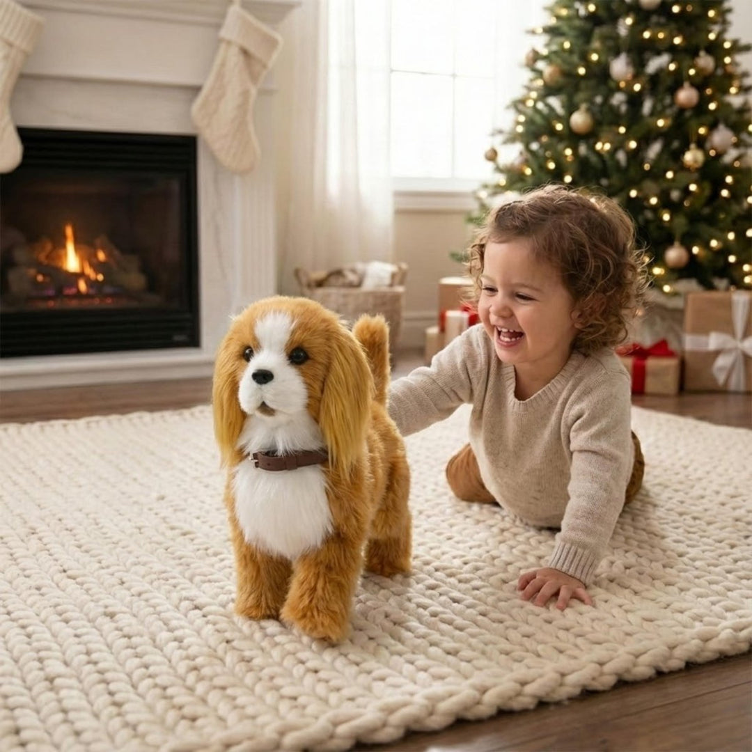 Interactive Realistic Robot Puppy – Lifelike Walking, Barking & Electronic Dog Toy