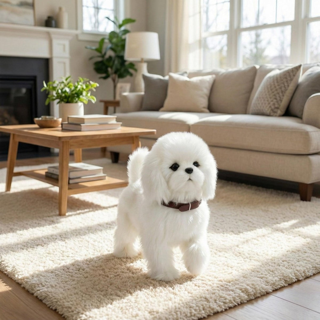 Interactive Realistic Robot Puppy – Lifelike Walking, Barking & Electronic Dog Toy