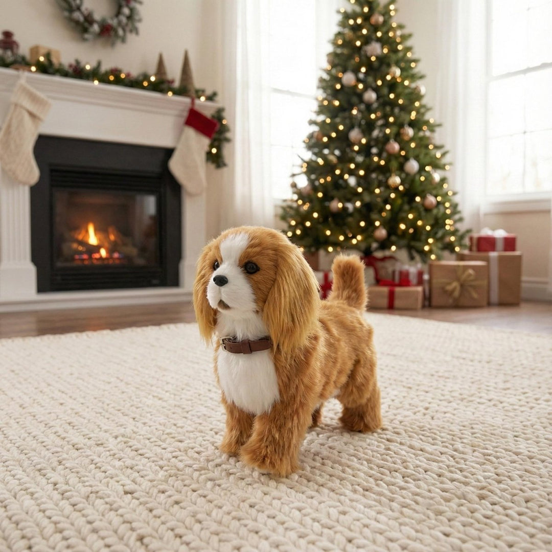 Interactive Realistic Robot Puppy – Lifelike Walking, Barking & Electronic Dog Toy