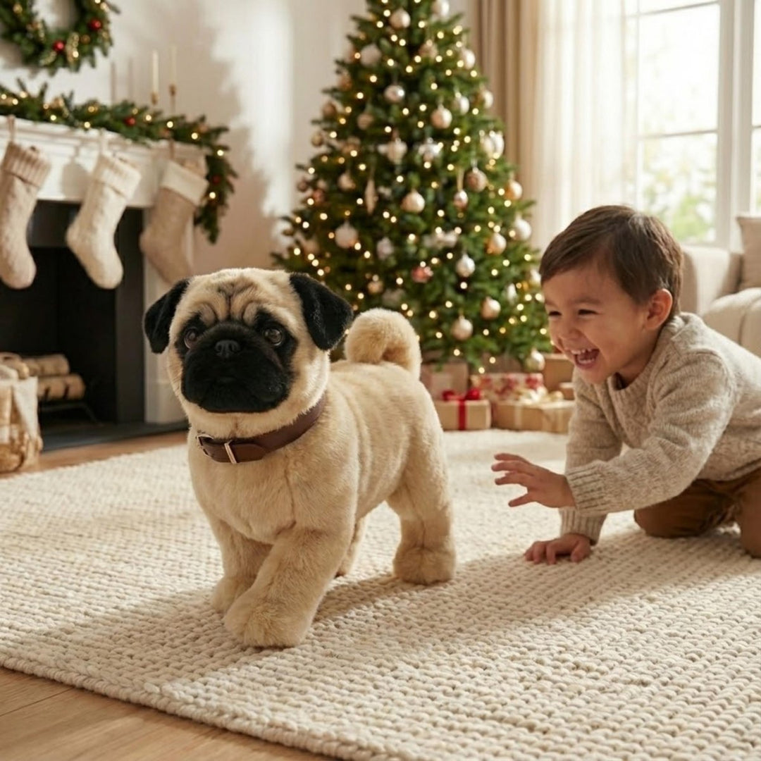 Interactive Realistic Robot Puppy – Lifelike Walking, Barking & Electronic Dog Toy