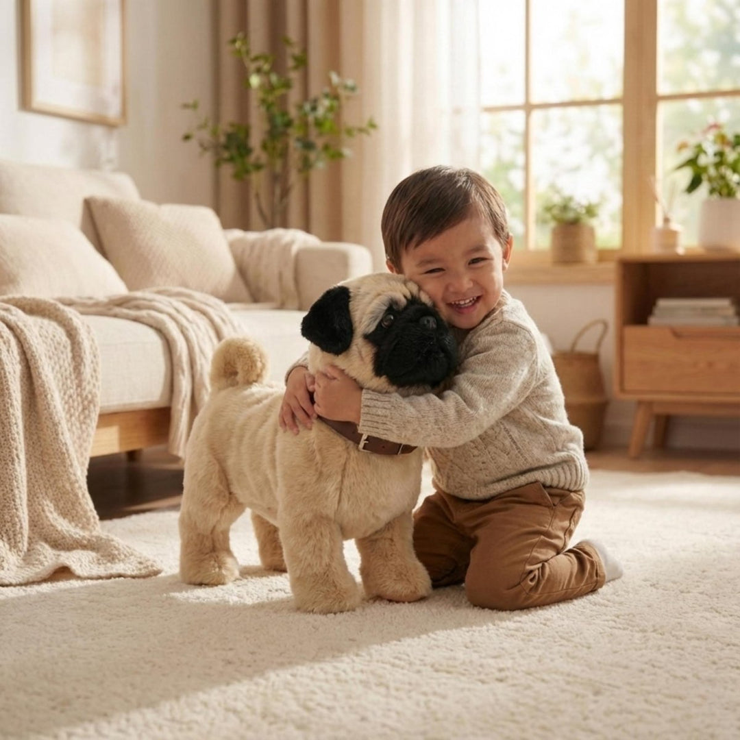 Interactive Realistic Robot Puppy – Lifelike Walking, Barking & Electronic Dog Toy