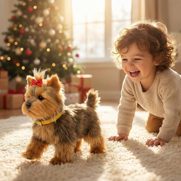 Interactive Realistic Robot Puppy – Lifelike Walking, Barking & Electronic Dog Toy