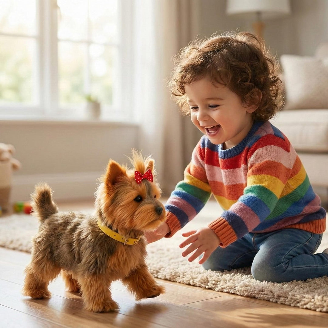 Interactive Realistic Robot Puppy – Lifelike Walking, Barking & Electronic Dog Toy