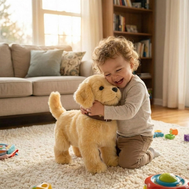 Interactive Realistic Robot Puppy – Lifelike Walking, Barking & Electronic Dog Toy