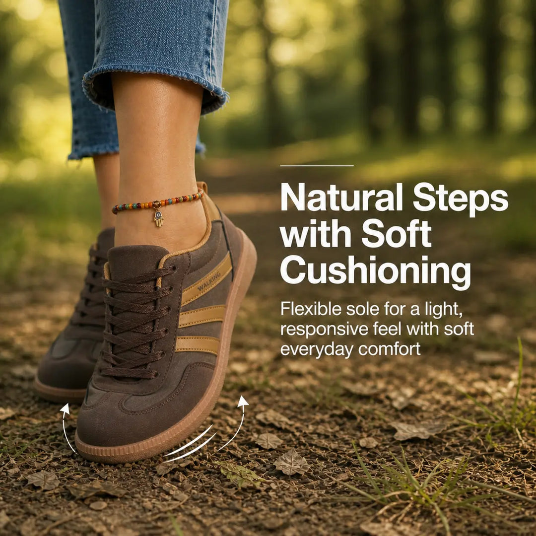 Women's Casual Orthopedic Wide Fit Trainers For Comfort