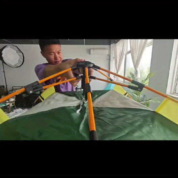 4-person camping tent with quick setup for outdoor use