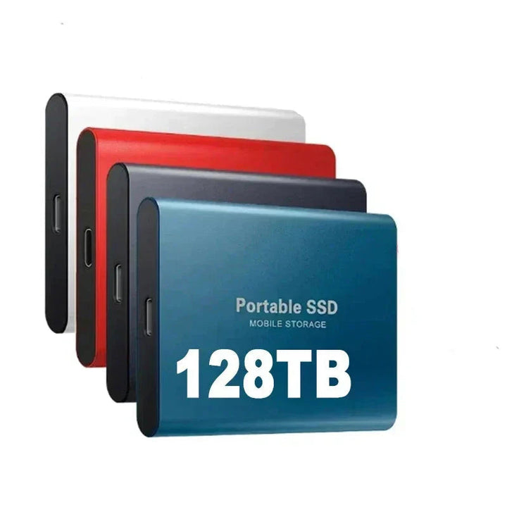 128TB External SSD – Compact, Robust and Ultra-Fast with USB 3.1 – External Hard Drive SSD for Secure Data Storage