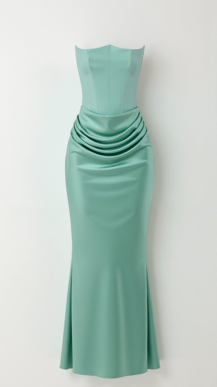 Womens Wedding Guest Dress | Corset Maxi