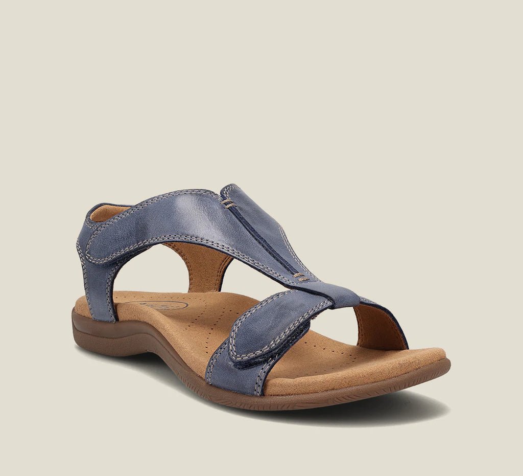 Vivian | Women's Orthopedic Vegan Leather Sandals with Memory Foam Footbed