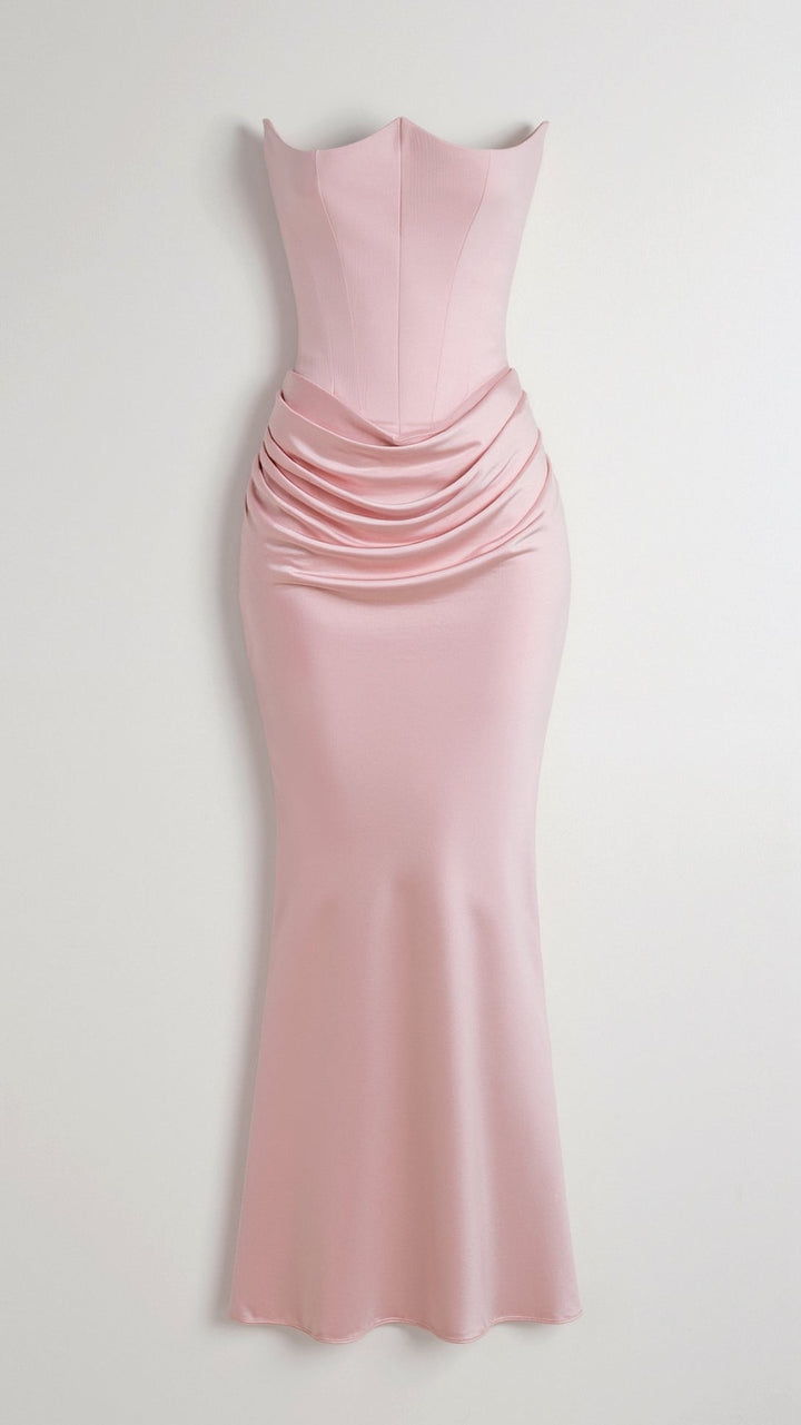 Womens Wedding Guest Dress | Corset Maxi
