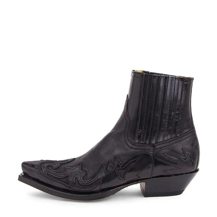 Stylish Leather Cowboy Boots for Men