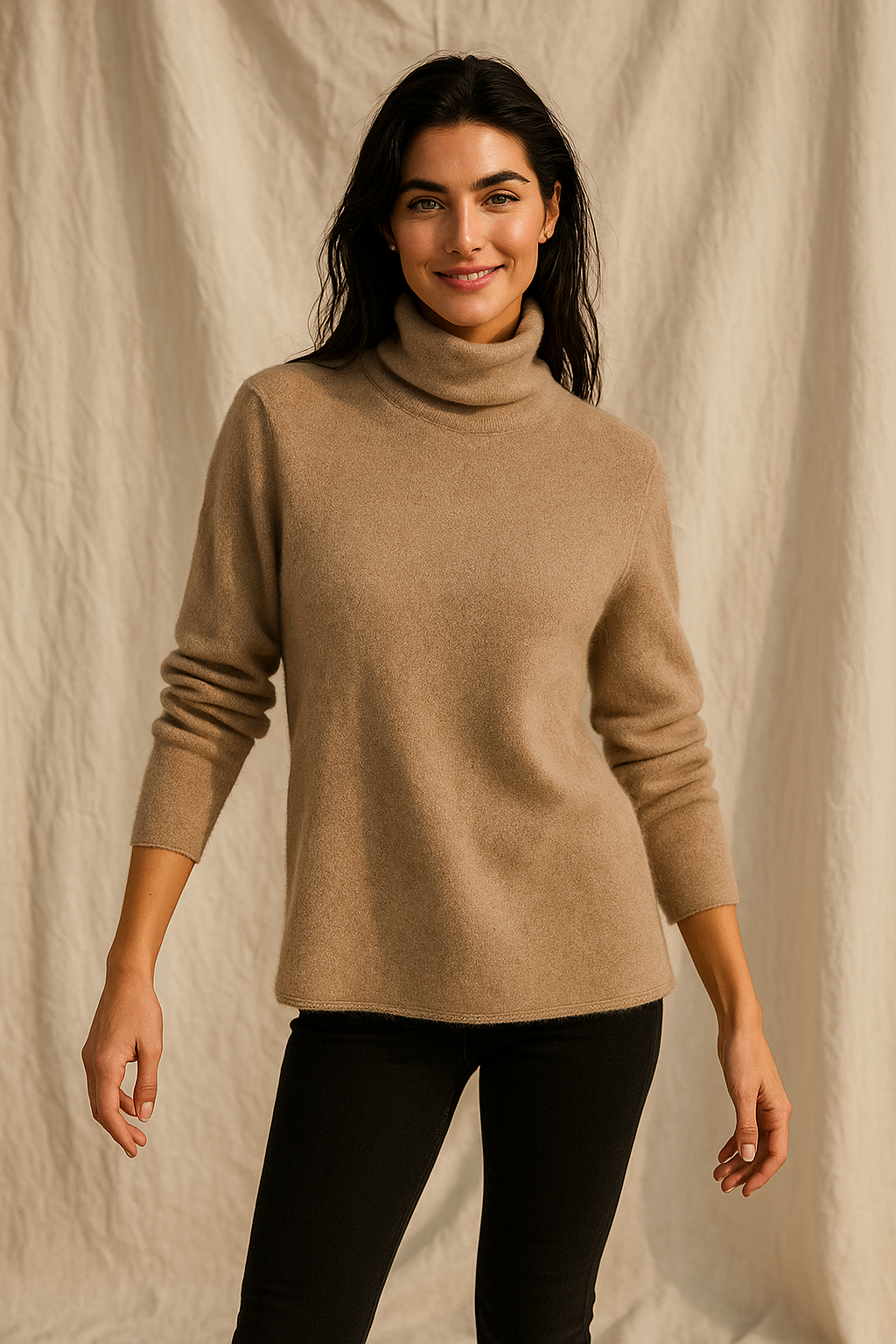 Victoria Mot'e Cashmere Turtleneck