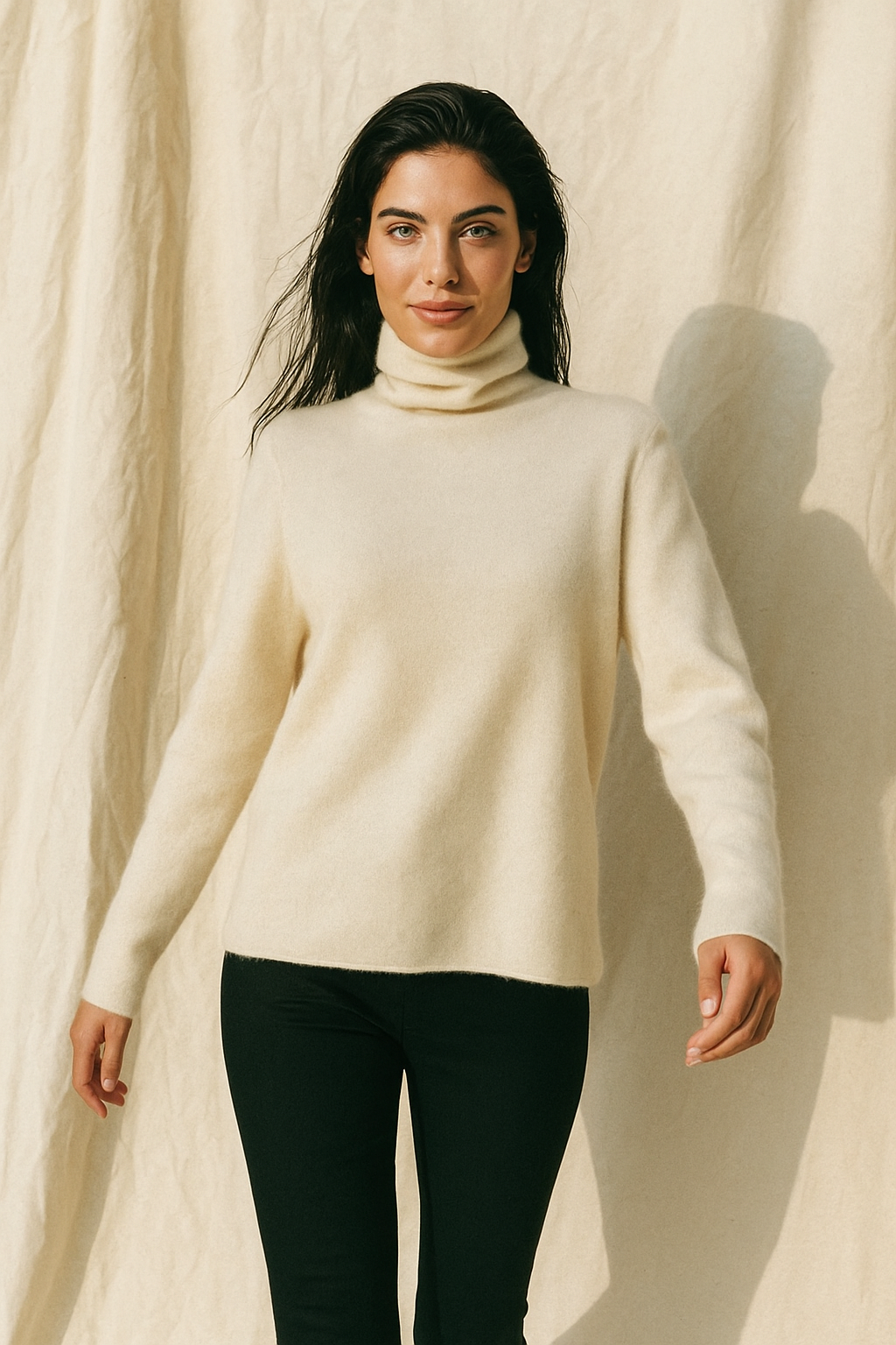 Victoria Mot'e Cashmere Turtleneck