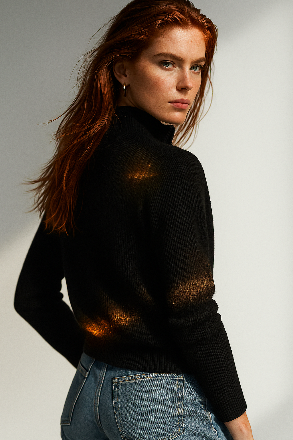 Natasha Wool Zip Cardigan