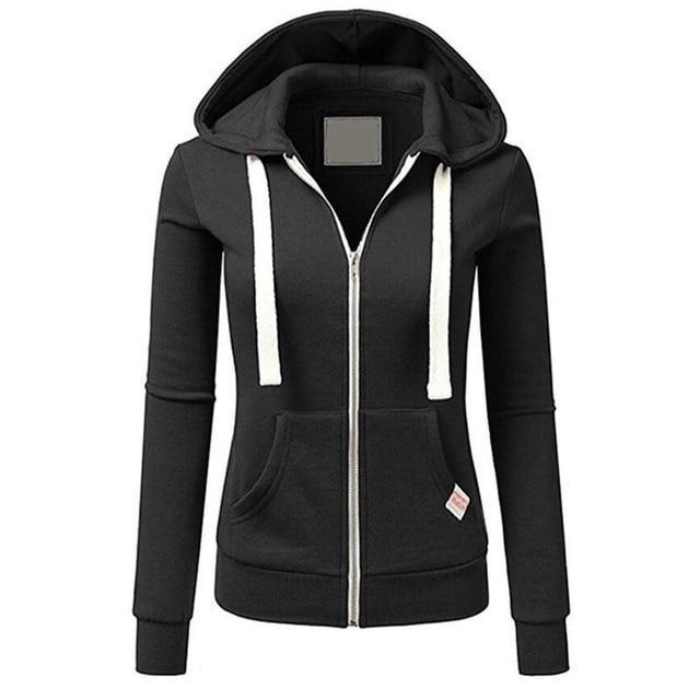 Women's Winter Hoodie, Long Sleeves and Relaxed Fit