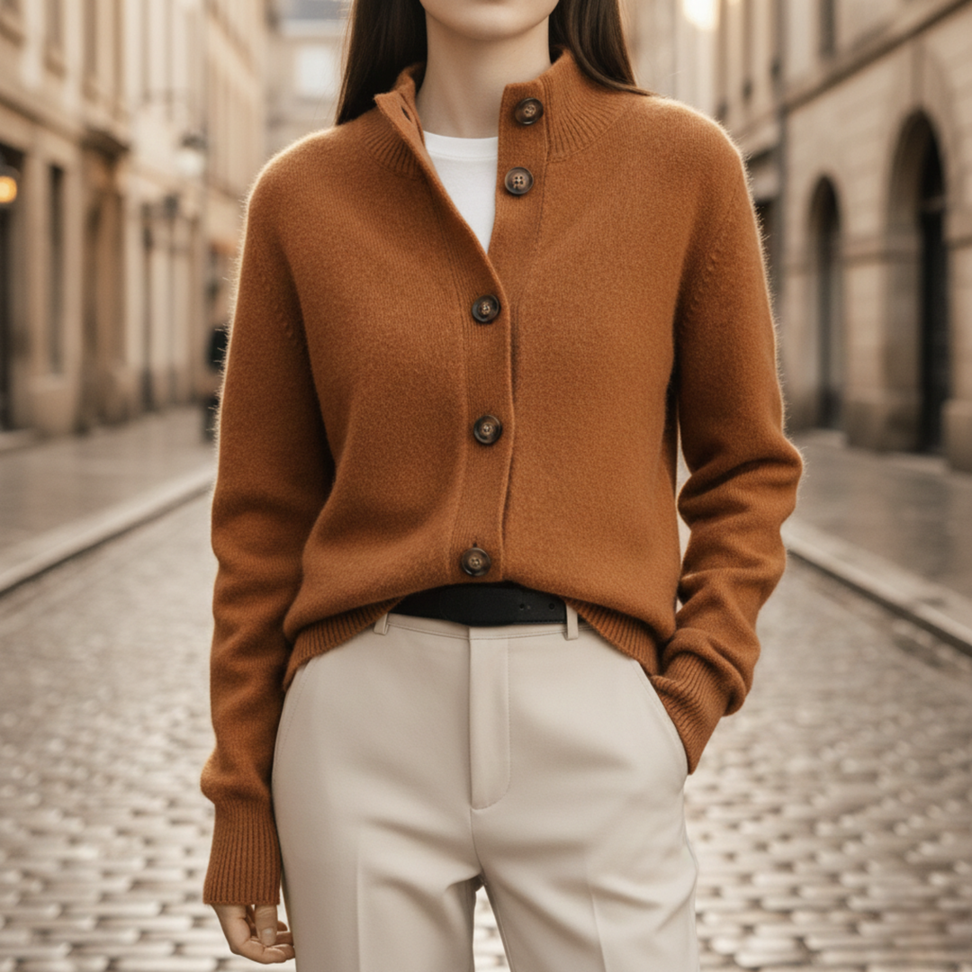 Cashmere Cardigan Button Front Fit for Women