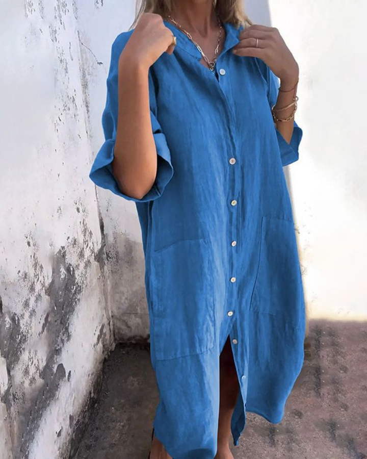 Valerie™ | Boho Shirt Dress