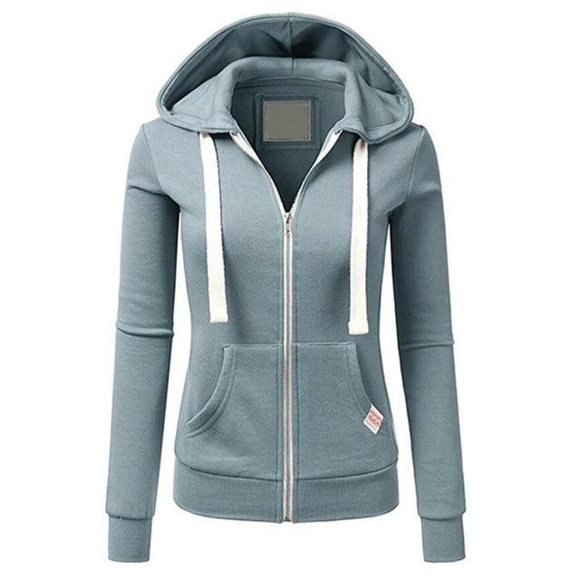Women's Winter Hoodie, Long Sleeves and Relaxed Fit