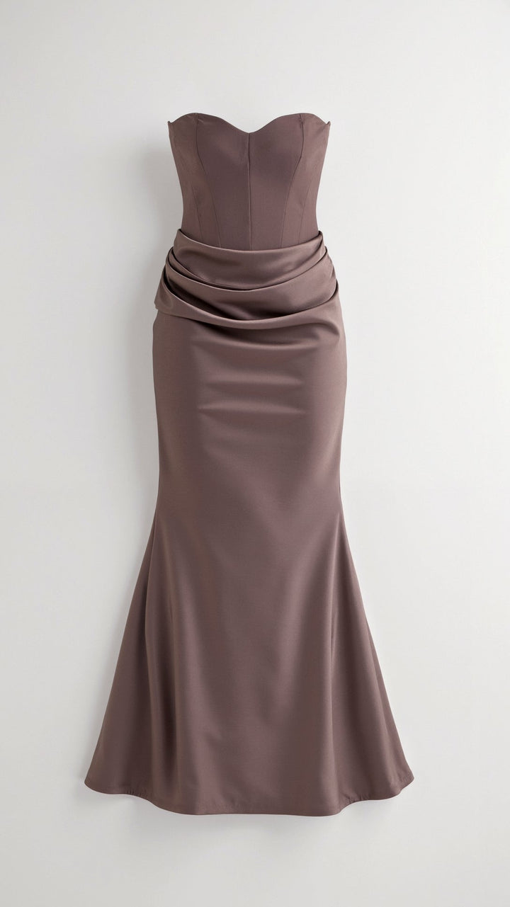 Womens Wedding Guest Dress | Corset Maxi