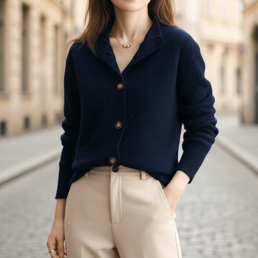 Cashmere Cardigan Button Front Fit for Women