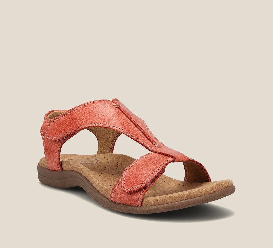 Vivian | Women's Orthopedic Vegan Leather Sandals with Memory Foam Footbed