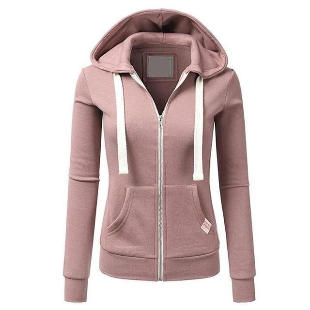 Women's Winter Hoodie, Long Sleeves and Relaxed Fit