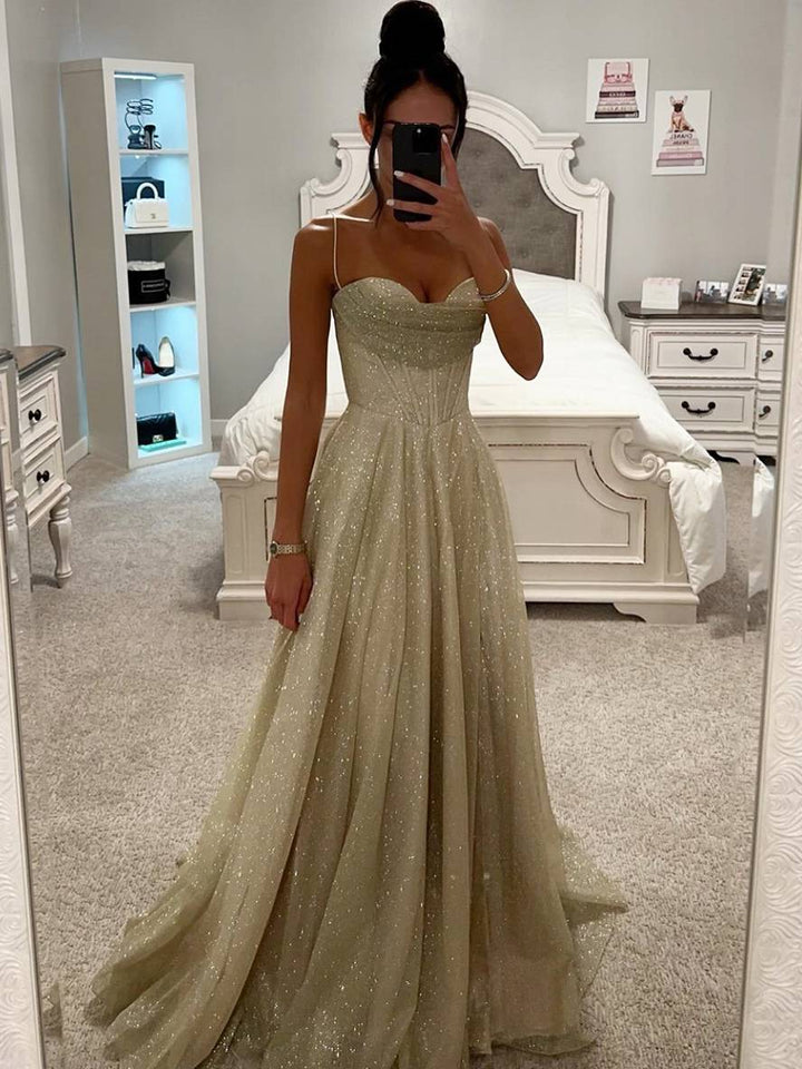 Leonida satin maxi dress for women | long sleeves, open back & elegant winter evening look