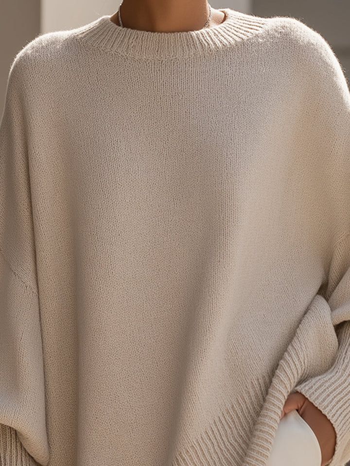 Women's Oversized Knit Sweater | Long Sleeve