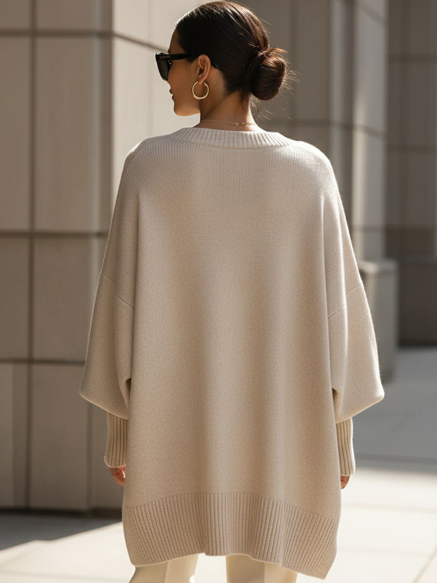 Women's Oversized Knit Sweater | Long Sleeve