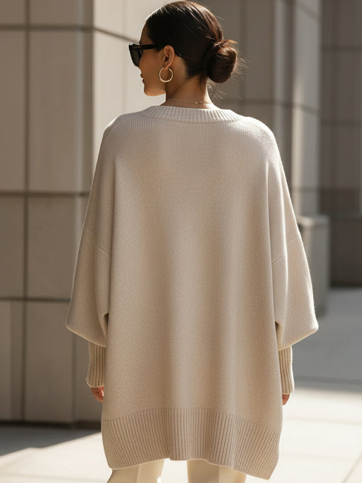 Women's Oversized Knit Sweater | Long Sleeve