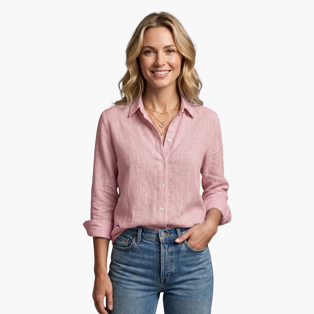 Elegant Long Sleeve Shirt for Women - Classic & Versatile