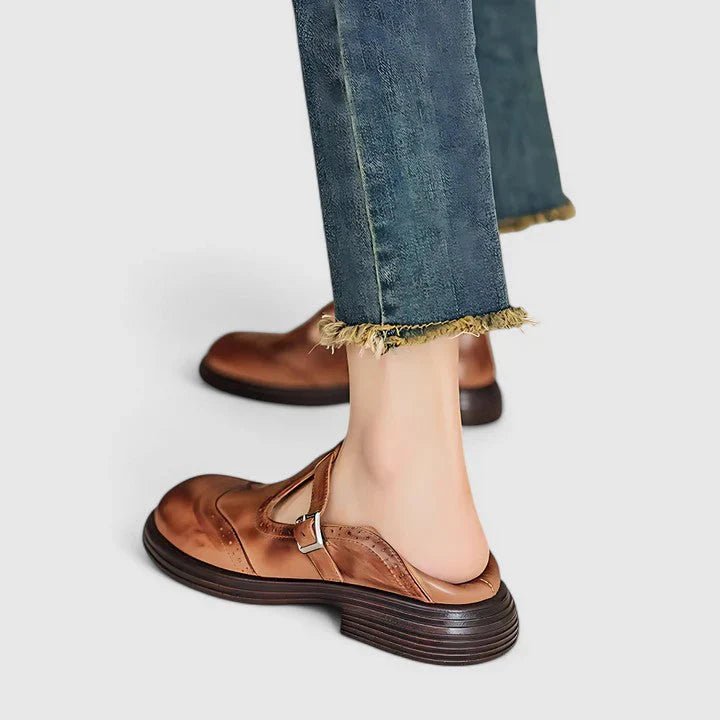 Amara | Women's Classic T Strap Ankle Boots
