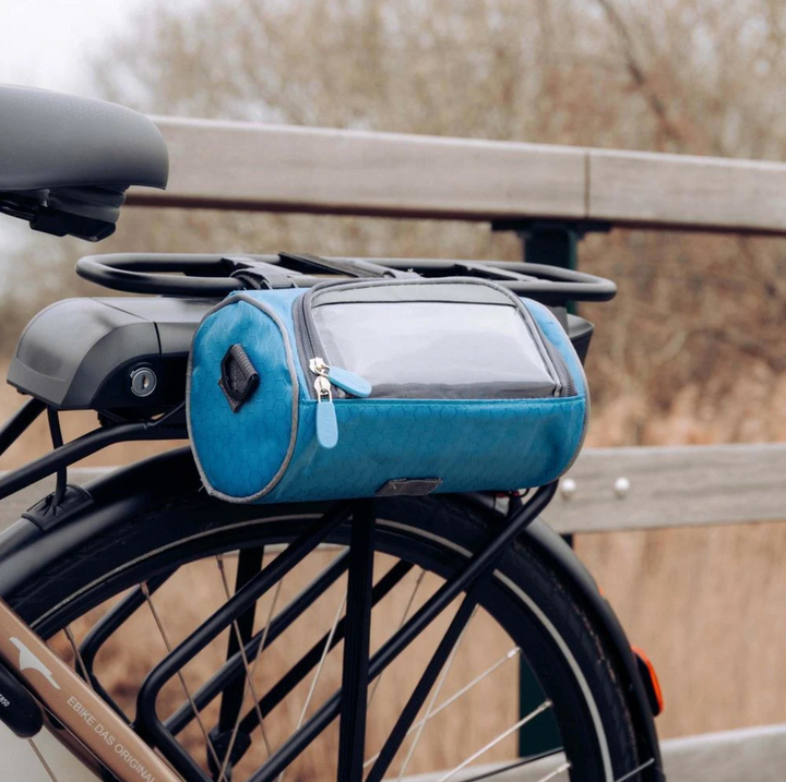 Multifunctional splash-proof bike bag with touchscreen | Fits all bikes