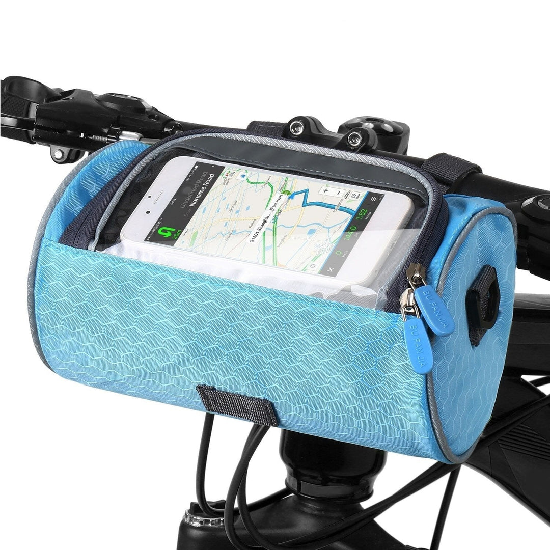 Multifunctional splash-proof bike bag with touchscreen | Fits all bikes
