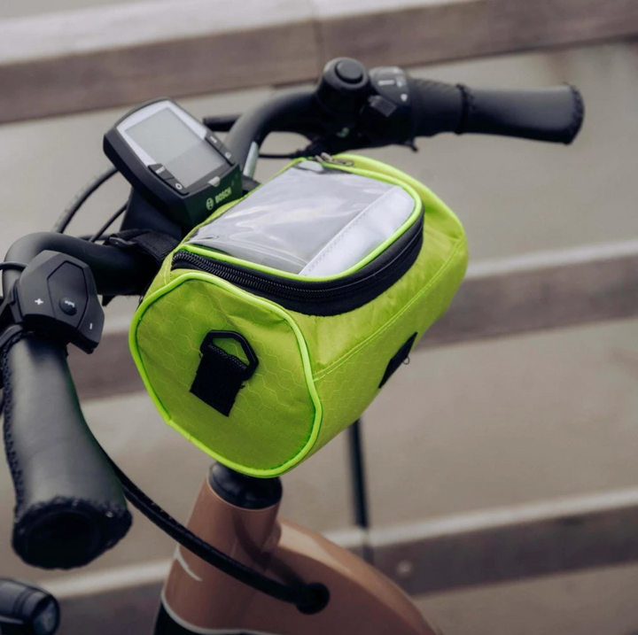 Multifunctional splash-proof bike bag with touchscreen | Fits all bikes