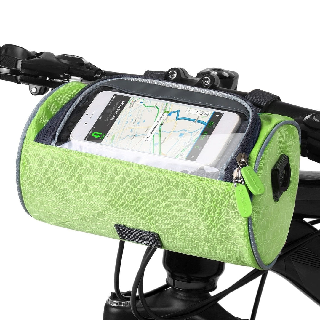 Multifunctional splash-proof bike bag with touchscreen | Fits all bikes
