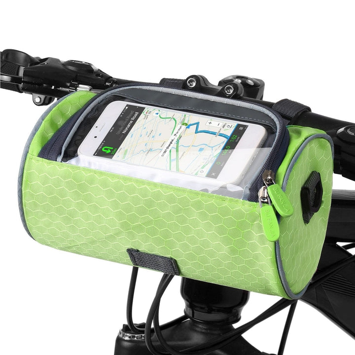 Multifunctional splash-proof bike bag with touchscreen | Fits all bikes