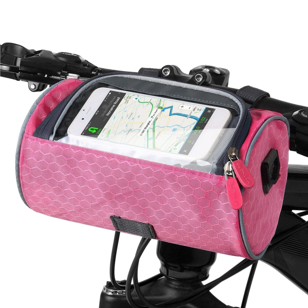 Multifunctional splash-proof bike bag with touchscreen | Fits all bikes