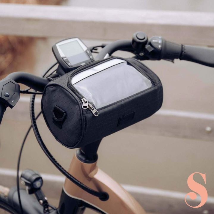 Multifunctional splash-proof bike bag with touchscreen | Fits all bikes