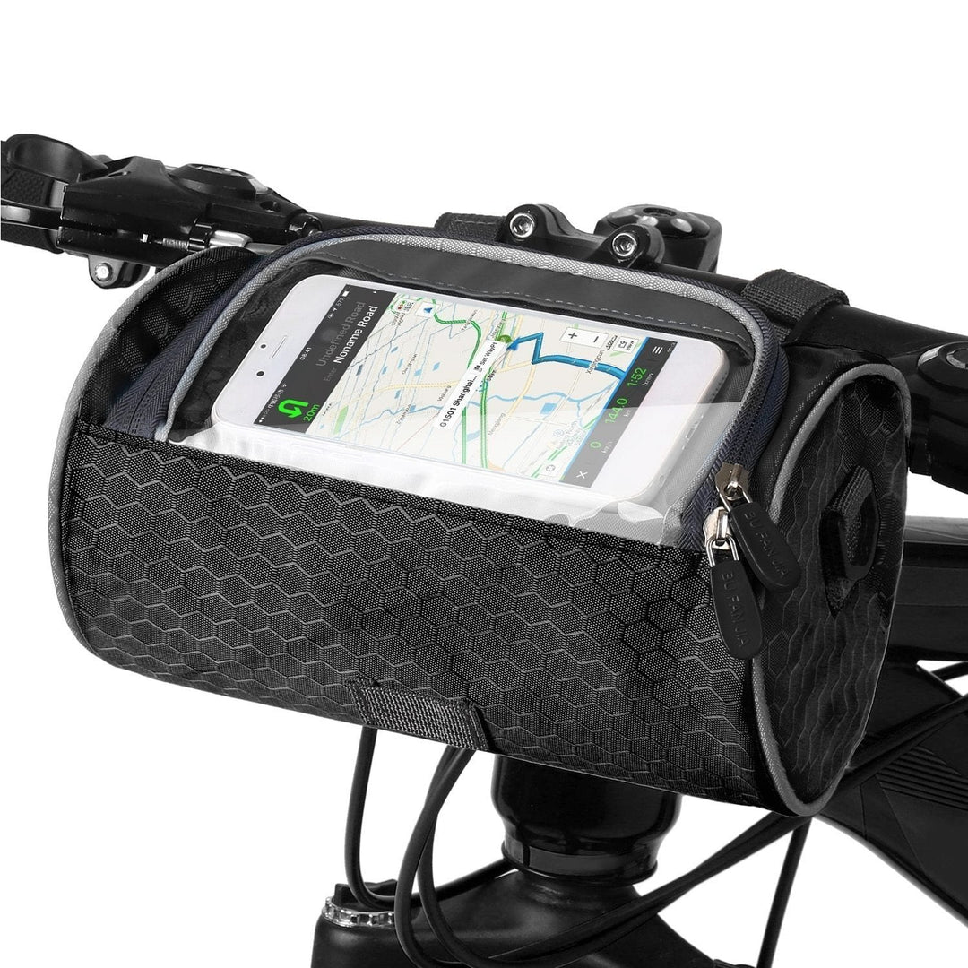 Multifunctional splash-proof bike bag with touchscreen | Fits all bikes