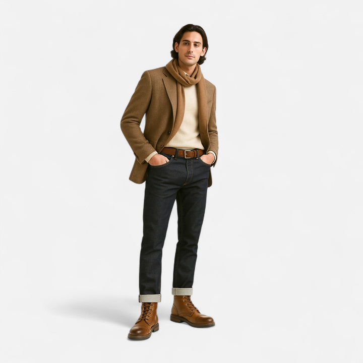 Lightweight Leather Men's Boots