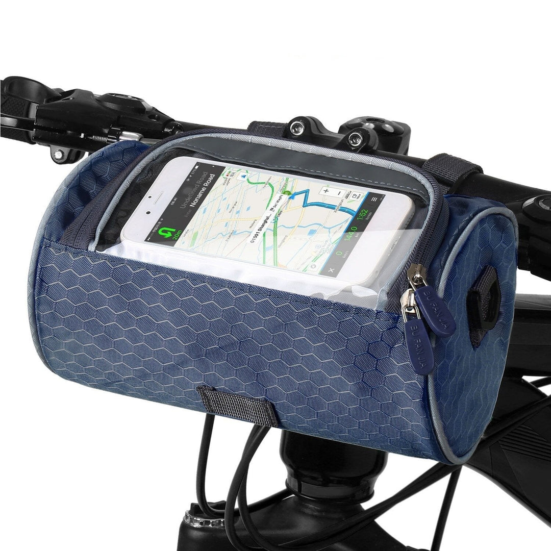 Multifunctional splash-proof bike bag with touchscreen | Fits all bikes