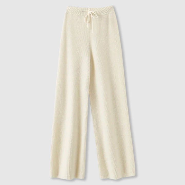 Ieva Pants | Women’s Cashmere Wide-Leg Pants