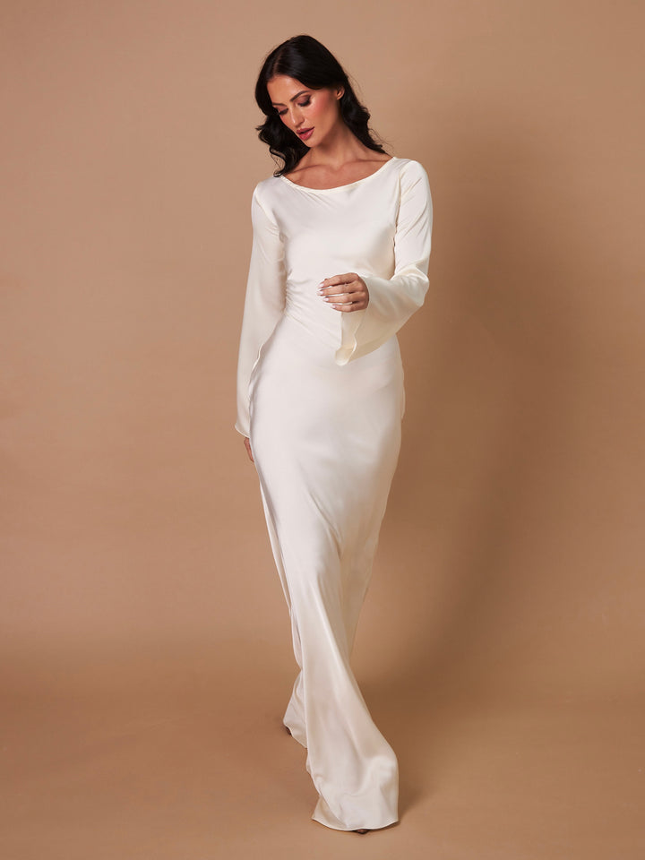 Long-sleeve maxi dress – Effortless elegance for every occasion