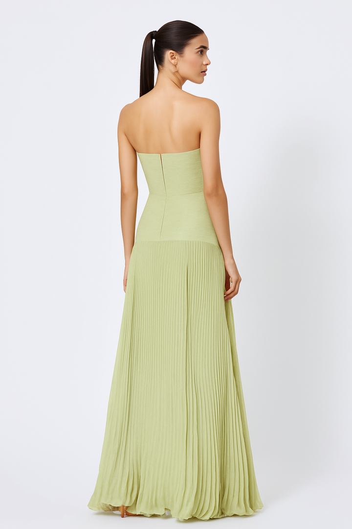Maya - Sleeveless Drop-Waist Maxi Dress