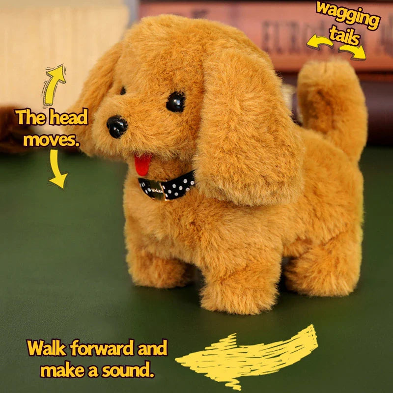 Electronic Plush Dog | Interactive Walking Puppy with Remote Controlled Leash for Children