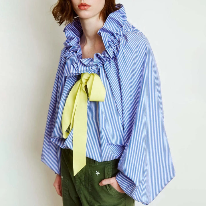 Bellarine Puffed Cotton Blouse