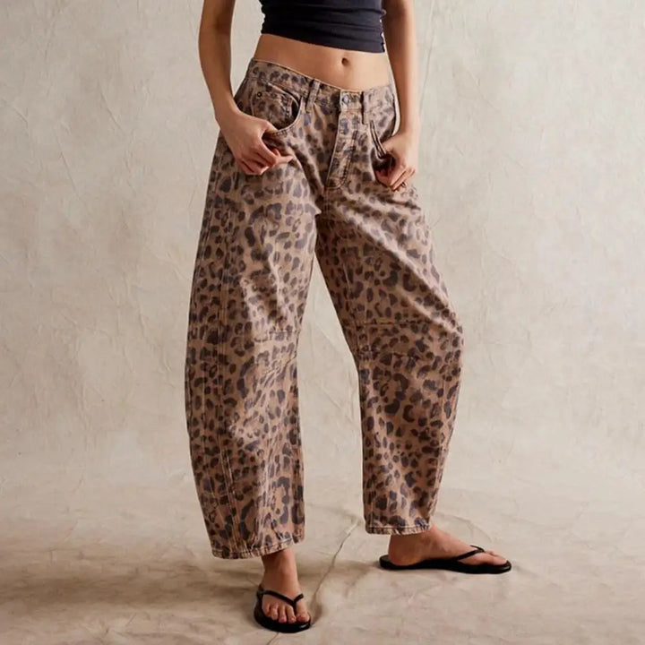Everly Barrel-Leg Denims