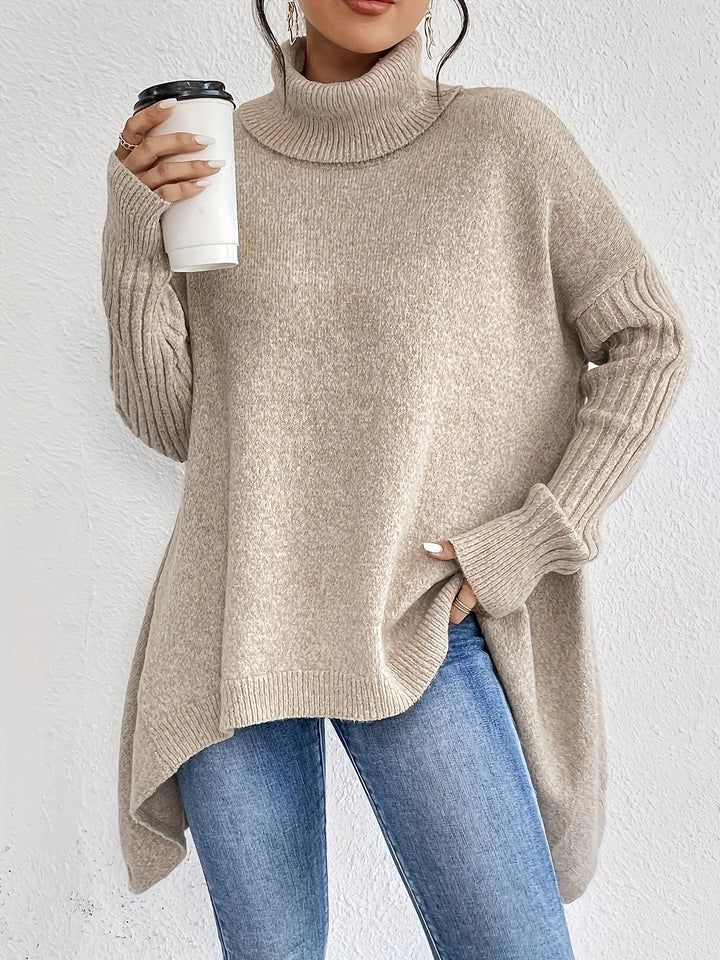 Hannah | Women's Winter Knit Turtleneck Sweater